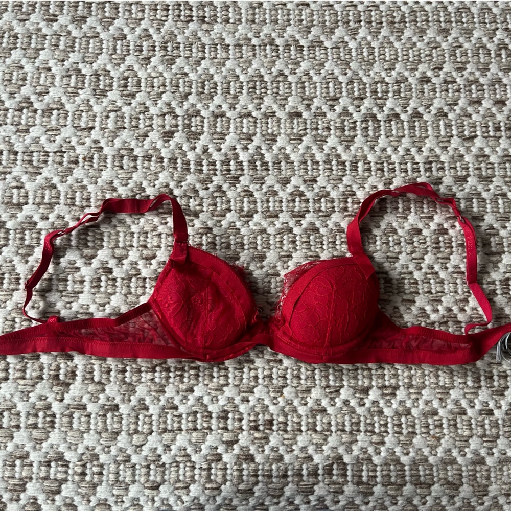 La Perla Red Lace Underwire Bra